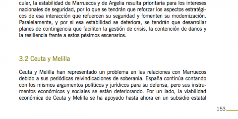 Reproducciòn del Informe del Real Instituto El Cano