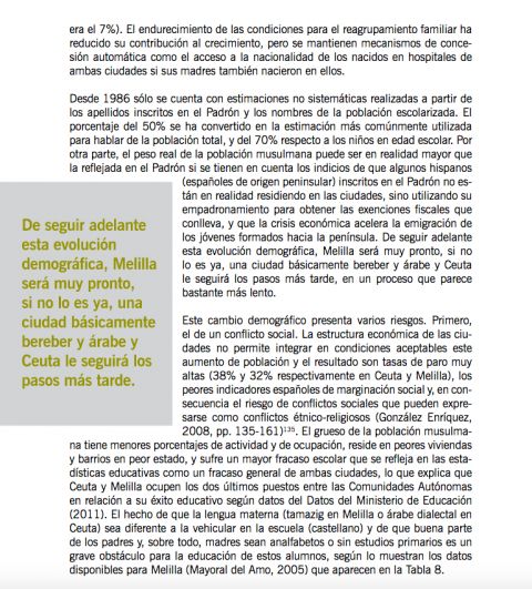 Reproducciòn del Informe del Real Instituto El Cano