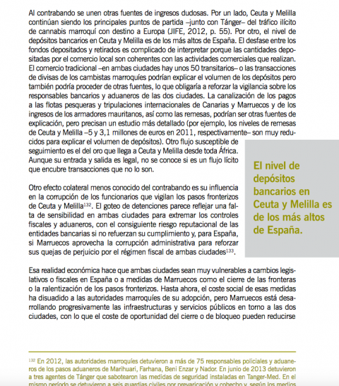 Reproducciòn del Informe del Real Instituto El Cano