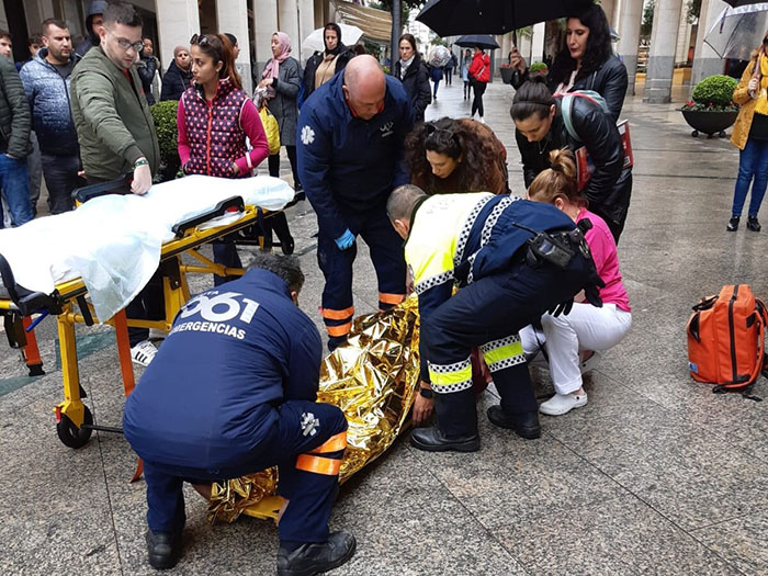 Accidente en vía pública