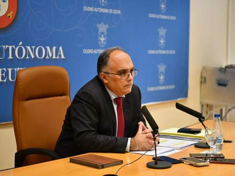 Albertor Gaitán tras el Consejo de Gobierno: Foto: A.S.