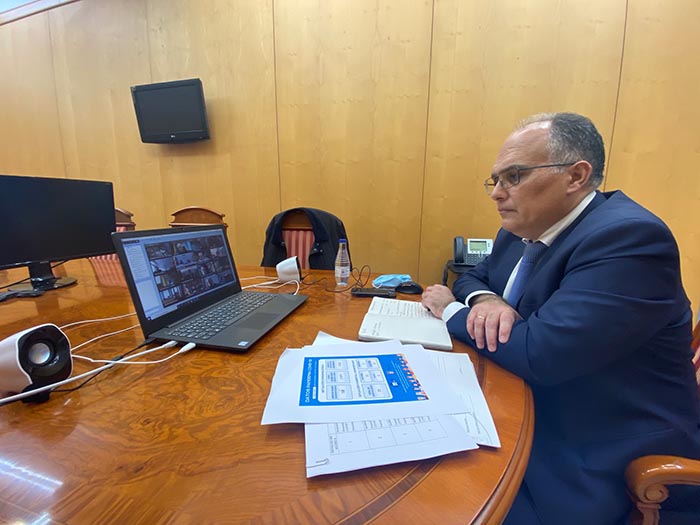 Gaitán en el Consejo del SNS.