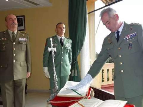 Coronel Fernando Melero Claudio en el Tercio Gran Capitán de Melilla. Foto: Javier Chellaram