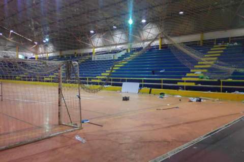 Imagen del antes en el Pabellón de La Libertad.