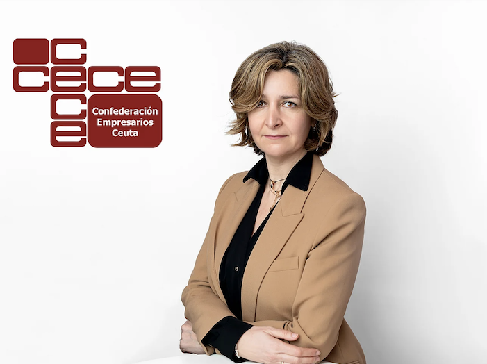 Arantxa Campos, presidente de la Confederación de Empresarios de Ceuta