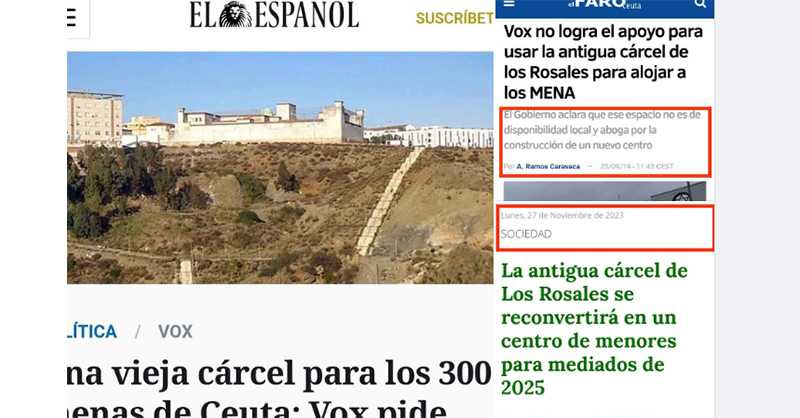 "Revista" de prensa realizada por Redondo en sus RRSS.