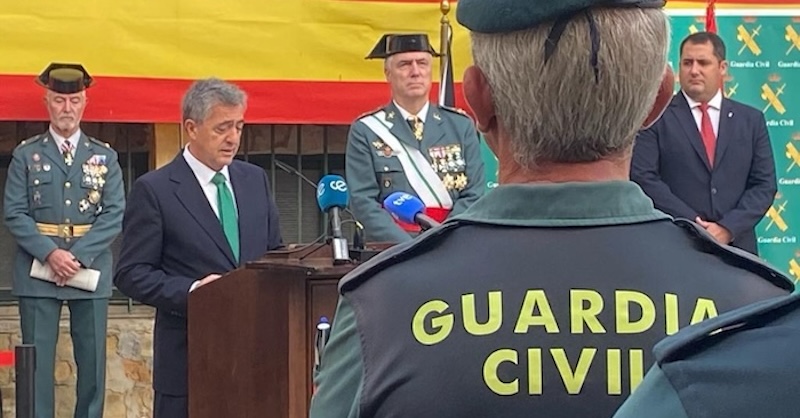El director general de la Guardia Civil en acto de la Patrona en Ceuta / Archivo