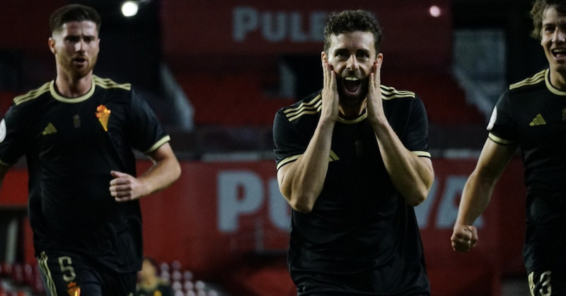 Rodri Ríos esta temporada en el Real Murcia / Foto Onda Regional