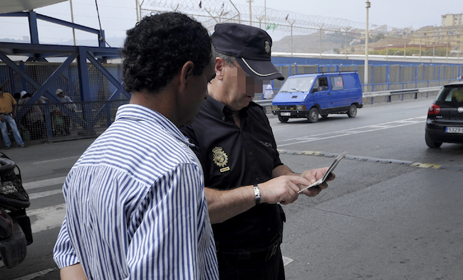 Frontera de Ceuta / Foto F.R.