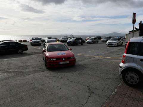 Caravana de coches de Pidoce. Foto: A.S.