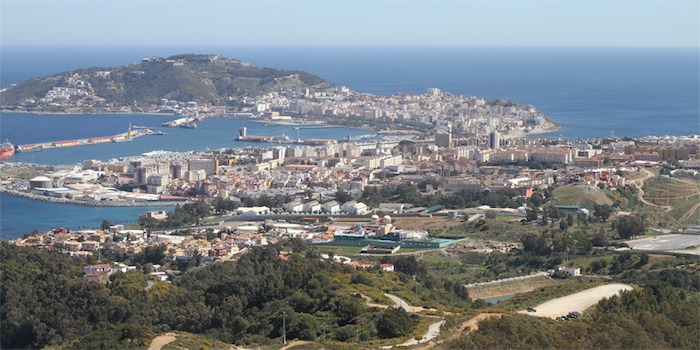 Ceuta, vista panorámica desde García Aldave / Archivo