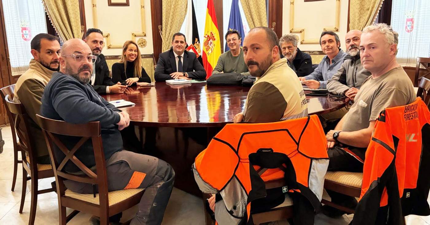 La Ciudad agradece el esfuerzo del colectivo de forestales por su gran trabajo durante el tren de borrascas