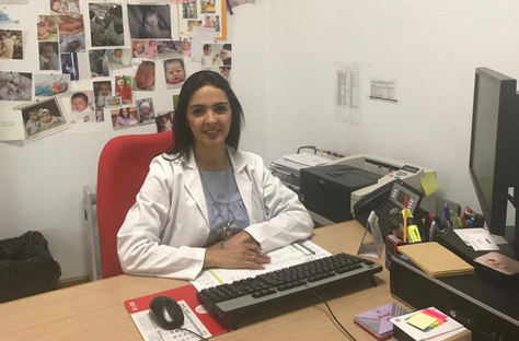 La mujer galardonada este año por Caballas, Iman Mohamed