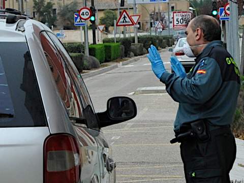 Control de carreteras. Foto: F.R.