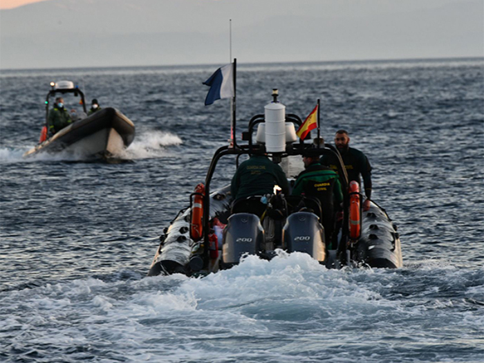 Guardia Civil en tareas de control y rescate. Foto: Archivo.