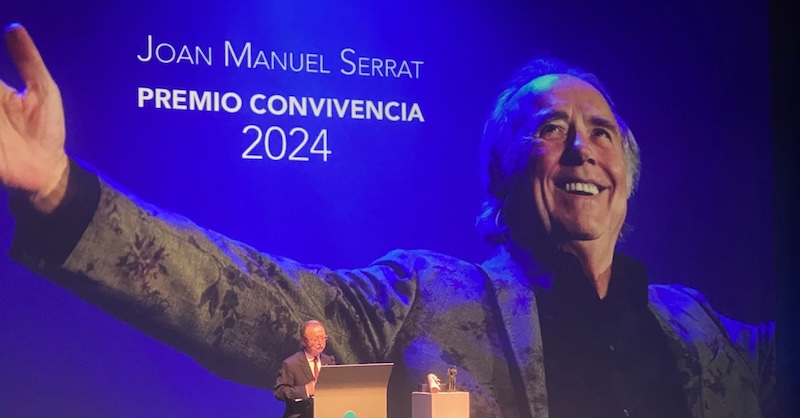Joan Manuel Serrat fue el galardonado en la pasada edición de 2024 / Ceuta Ahora
