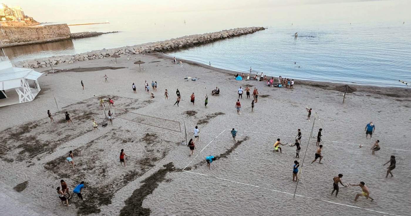 La Ciudad prepara una actuación en las playas afectadas por el temporal y en el nuevo dragado del foso