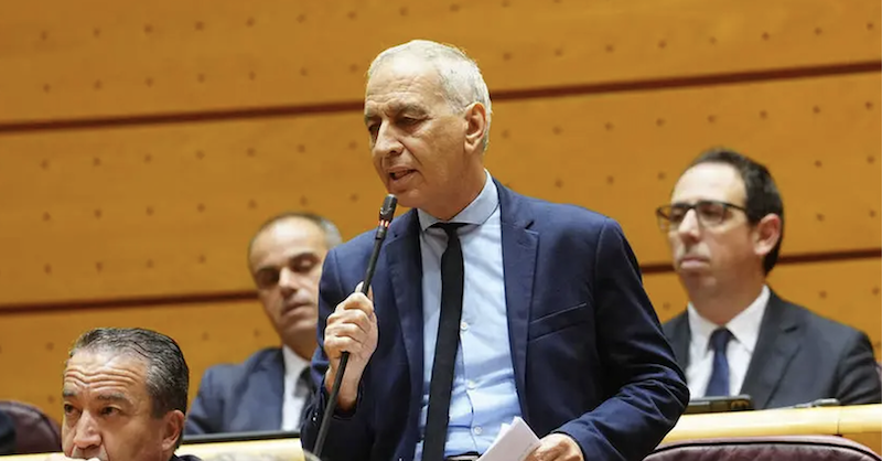 Hakim Abdeselam defiende en el Senado el relevo generacional y el refuerzo de la FP como claves para el empleo en Ceuta
