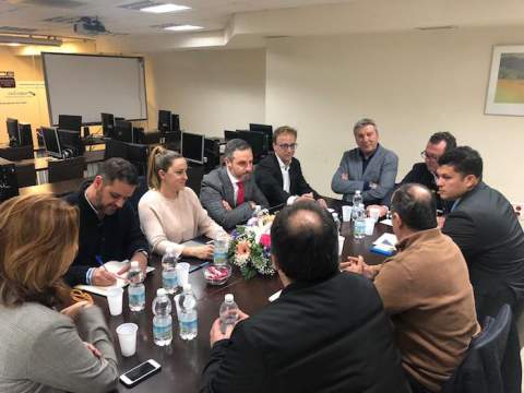 Reunión con la Confederación de Empresarios de Ceuta