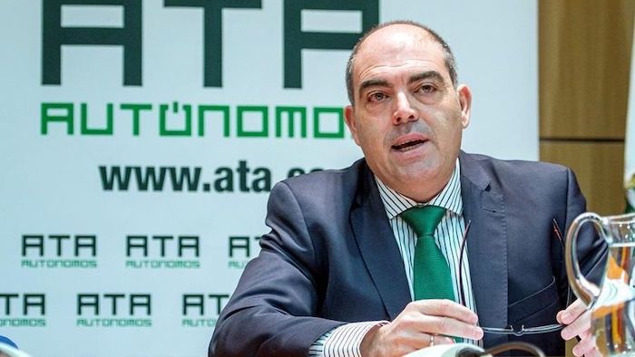 Lorenzo Amor, Pte de ATA y Vicpte de la CEOE, este jueves en Ceuta
