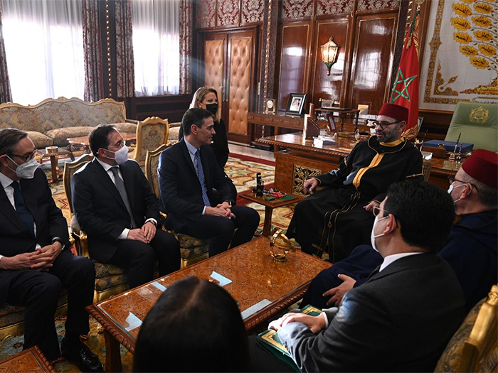 Visita de Sánchez a Marruecos. Foto Archivo: Pool Moncloa / Barja Puig de la Bellacasa