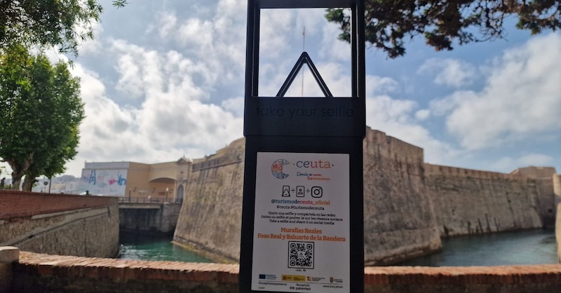 Ceuta impulsa el turismo inteligente con una Ruta Fotográfica Selfie en 25 enclaves emblemáticos