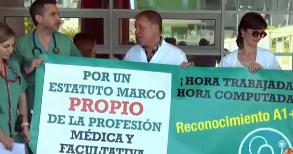 Cuarta semana de huelga médica en Ceuta: 
