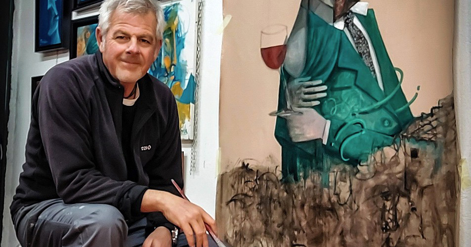 El artista Andrés Mérida presenta en Ceuta una  retrospectiva con más de un centenar de obras