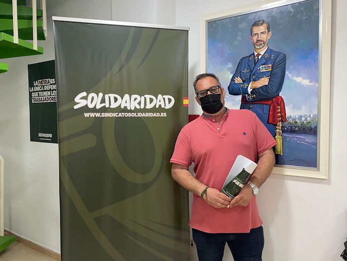 Juan Montoya, delegado sindical en Trace por Solidaridad / CA