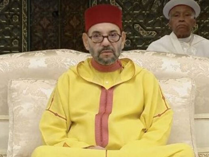 Mohamed VI, en una muy reciente aparición pública, que ha levantado mucha preocupación por su estado de salud