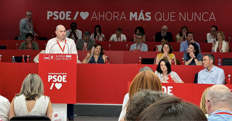 El PSOE de Ceuta reivindica en el Comité Federal la continuidad del proyecto socialista, 