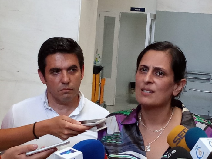 Kissy Chaniramani, Consejeroa de Fomento y MMAA junto al viceconsejero de MMAA, Alfonso Conejo / CA