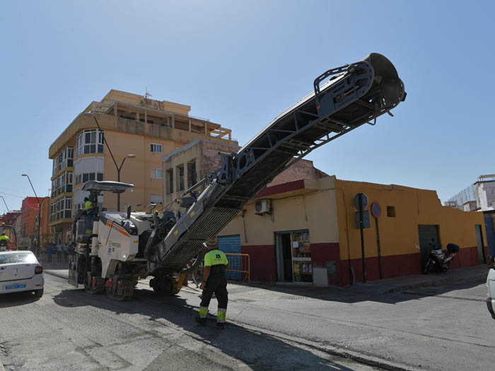 Obras en Claudio Vázquez. Foto: A.S.