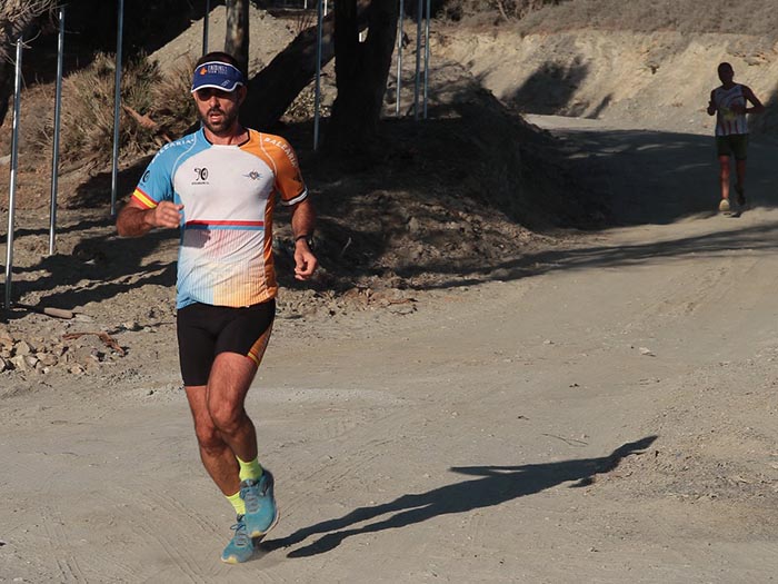 Carracao en su práctica deportiva.