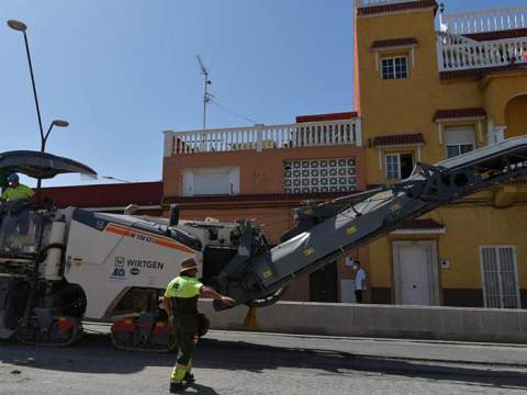 Obras en Claudio Vázquez. Foto: A.S.