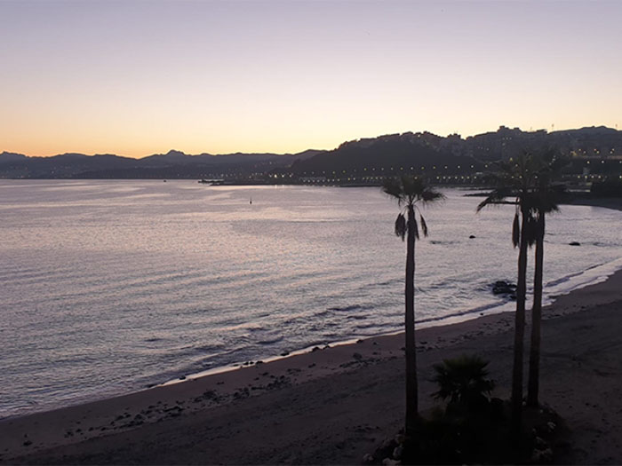 Foto de archivo de las playas de Ceuta.