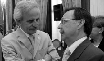 Juan Vivas con el ex delegado del Gobierno socialista, Fernández Chacón