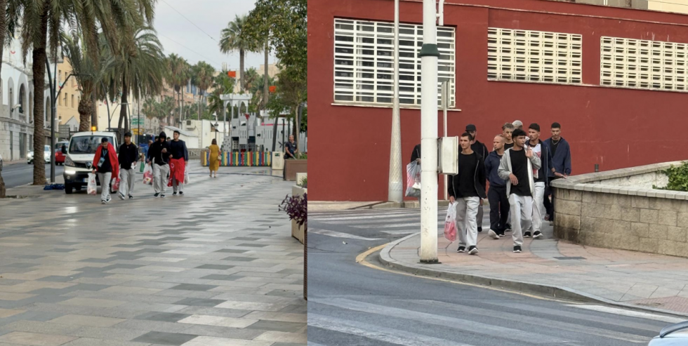 Ceuta, desbordada por la presión migratoria mientras el norte de Marruecos exhibe su verano de lujo junto a la residencia de Mohamed VI