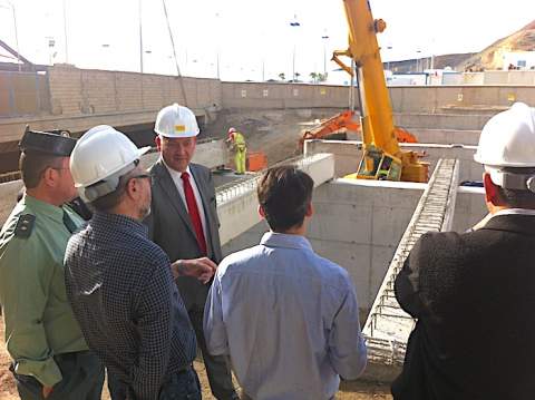 Así se construyó el puente de Tarajal2 hoy perfectamente operativo