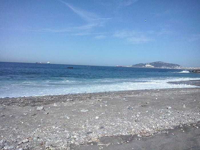 Bahía norte de Ceuta. Foto: Javier Chellaram