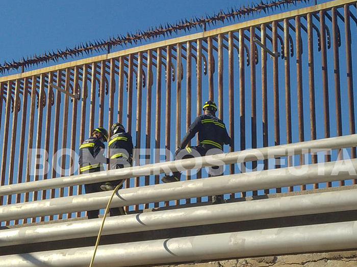 Bomberos de Ceuta. Fotos: Bomberos de Ceuta