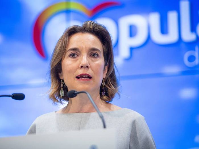 Cuca Gamarra, portavoz del PP en el Congreso de los Diputados