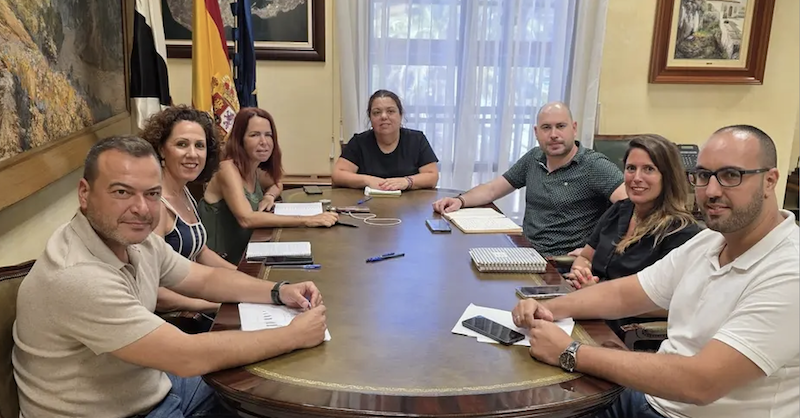 Reciente visita de la cúpula del PSOE de Ceuta a la Delegacion del Gobierno
