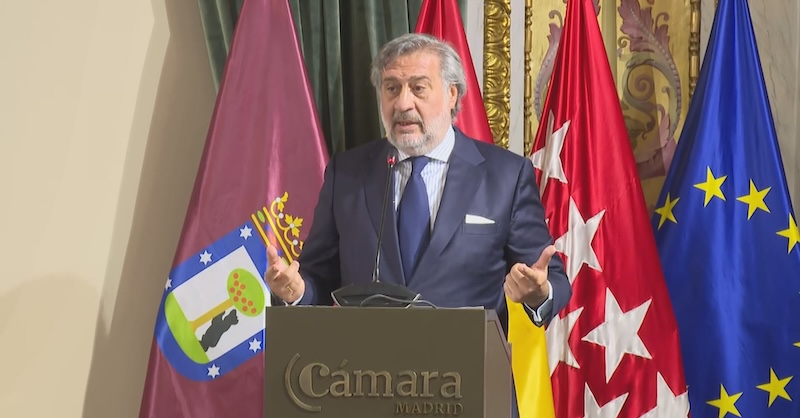 &Aacute;ngel Asensio, presidente de la C&aacute;mara de Comercio de Madrid