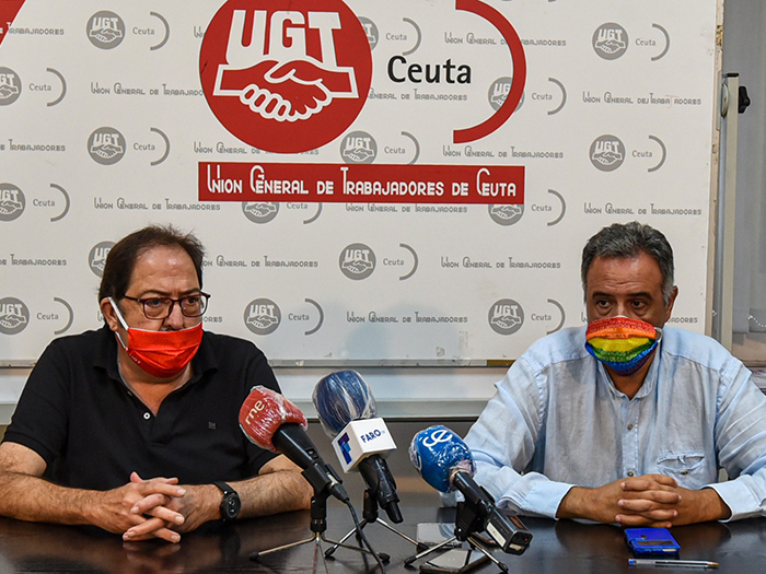 Rueda de prensa de UGT. Foto: A.S.