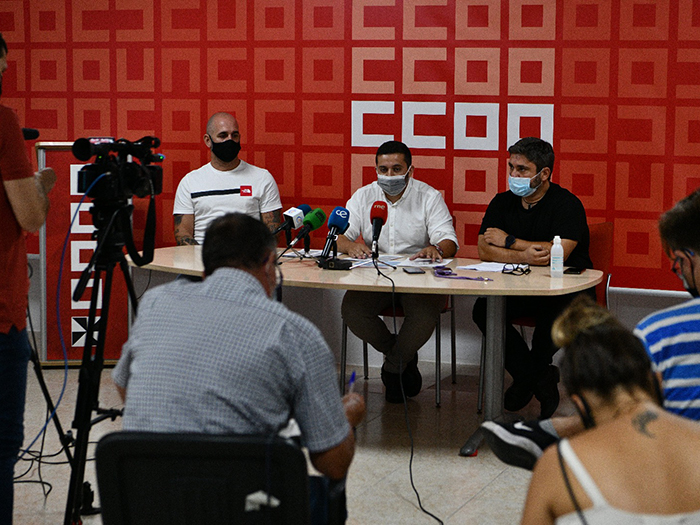 Rueda de prensa. Foto: A. Sempere/El Foro de Ceuta