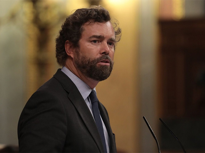 El portavoz de Vox Congreso de los Diputados, Iván Espinosa de los Monteros.