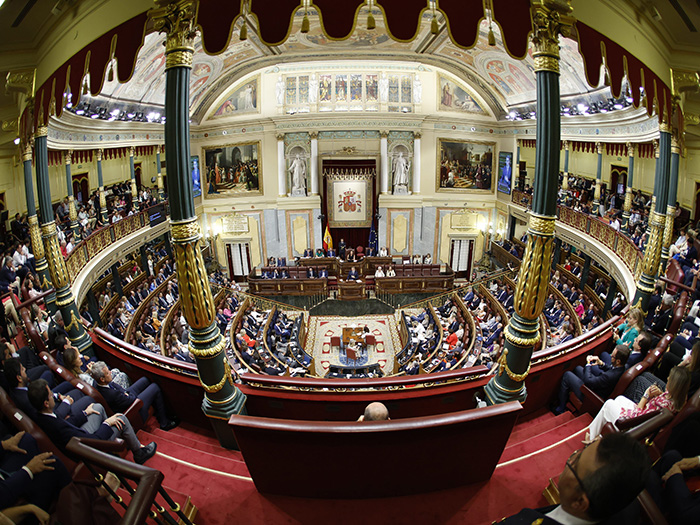 Tribuna de invitados del Congreso de los Diputados. Foto: Congreso de los Diputados