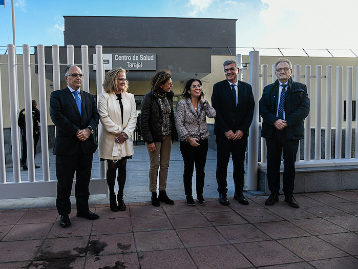 Inauguración de Centro de salud del Tarajal. En la imagen los responsables públicos que no dan explicaciones sobre el grave problema de la Sanidad Pública en Ceuta