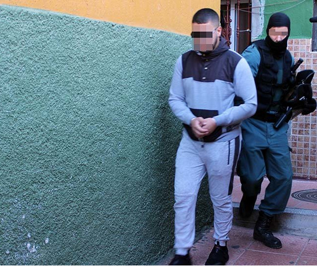 Uno de los detenidos hoy en Pasaje Recreo / Cedida CA